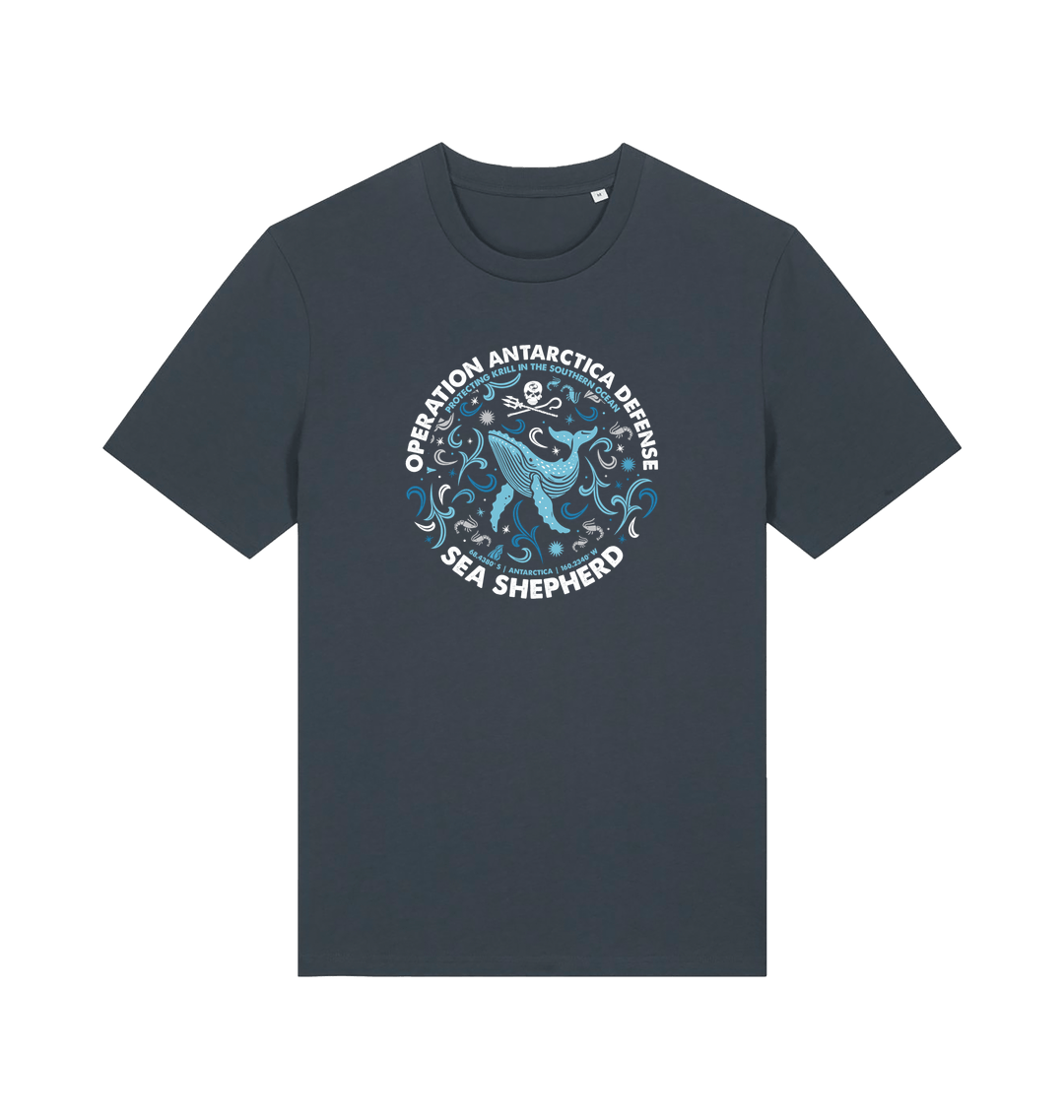 India Ink Grey Printed T-shirt Front